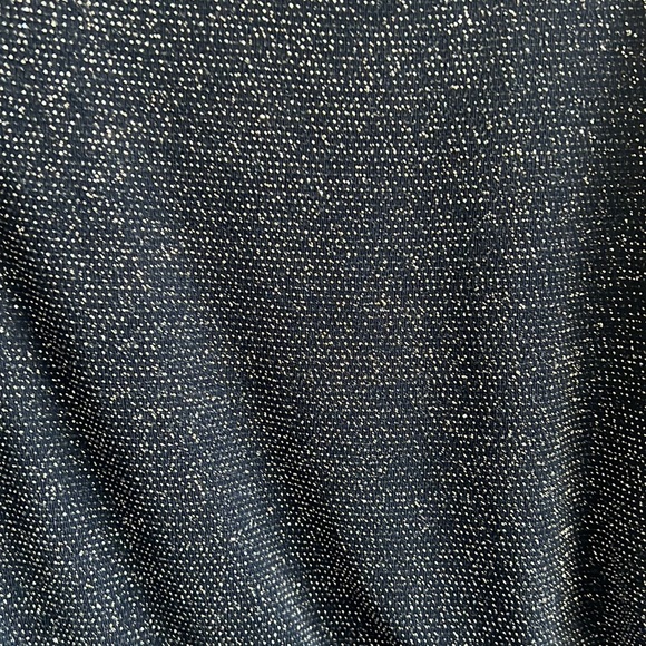 Glittery navy blue midi dress - Picture 4 of 6